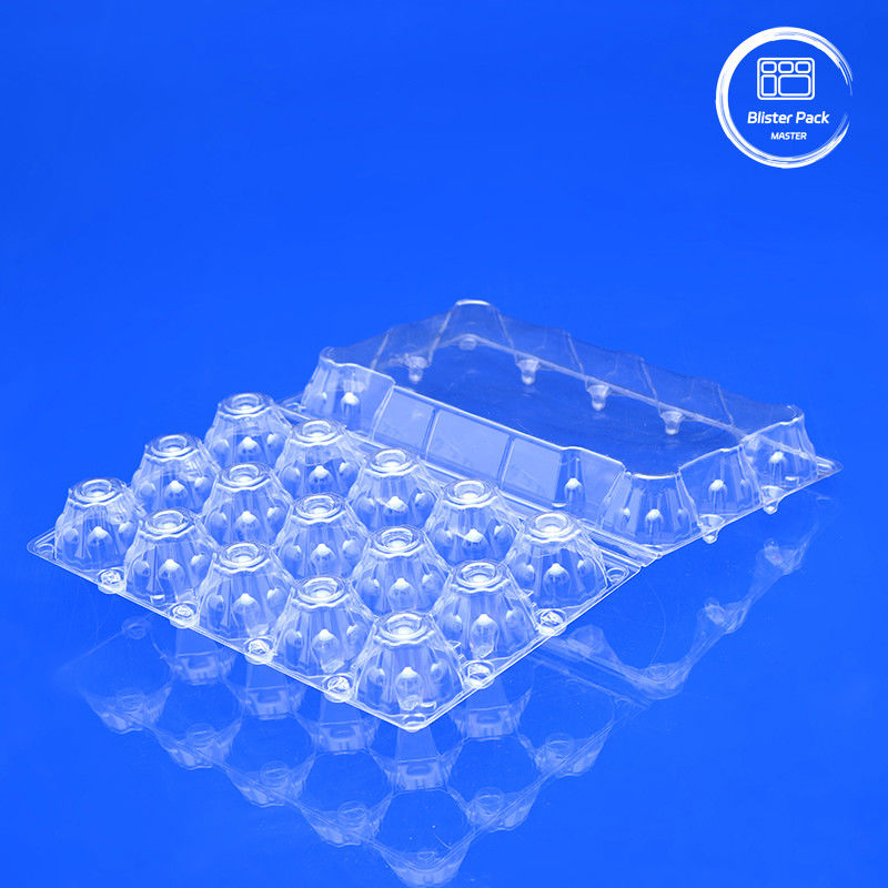 15 فتحة صافية البلاستيكية المستخدمة لمرة واحدة سلة بثور البيض المصممة خصيصًا 0.25mm~1.0mm سمك