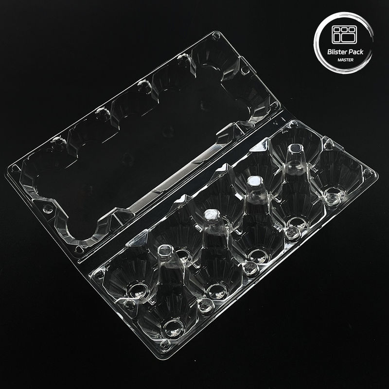 15 فتحة صافية البلاستيكية المستخدمة لمرة واحدة سلة بثور البيض المصممة خصيصًا 0.25mm~1.0mm سمك