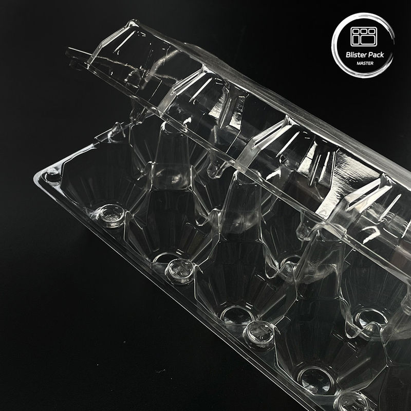 15 فتحة صافية البلاستيكية المستخدمة لمرة واحدة سلة بثور البيض المصممة خصيصًا 0.25mm~1.0mm سمك