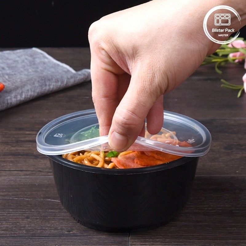 حاويات السلطة المستخدمة مرة واحدة خالية من BPA مضادة للتسرب الأحجام المختلفة 8oz 12oz 16oz 24oz 32oz