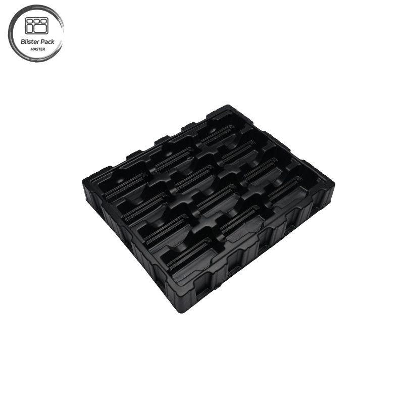 ESD PS علبة تعبئة PCB ، علبة البلاستيك المضادة للستاتيكية للبلاستيك الإلكتروني